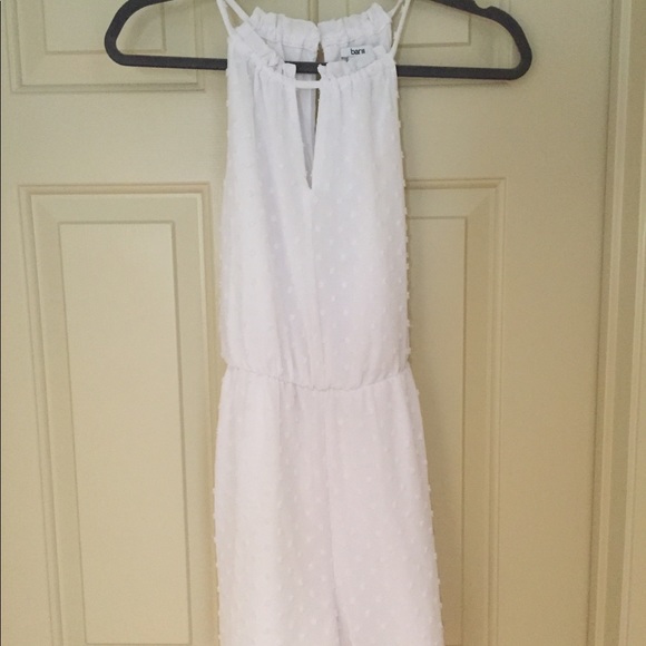 NWT white, bar lll, shorts romper - Picture 4 of 4